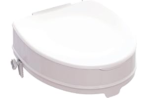 Identités - Asiento elevador para inodoro con tapa (10 cm)