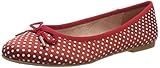 Flexible Laufsohle Tamaris Damen 1-1-22142-22 562 Geschlossene Ballerinas Rot (CHILI DOTS 562), 39 EU