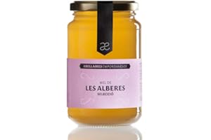 ABELLAIRES EMPORDANESOS Miel pura de abeja Paraje Natural les Alberes. Origen Alt Empordà, Cataluña, España. 100% natural, artesana y sin pasteurizar. Miel directa del apicultor. (Tarro cristal 250 gr.)