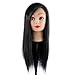 Hairdressing 50% Black Professional Real Hair 24 Inch,CoastaCloud Training Mannequin Head Hairdresser Human Hair with Clamp