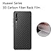 Produktbild KAIBSEN® 3D Clear Kohlefaser Rückseiten Schirm Schutz Film für Huawei P20/P20 Pro/P20 Lite,Huawei Mate 20/Mate 20 Pro/Mate20 Lite/Mate 20 X,Huawei Honor Magic 2 etc (Nicht ausgeglichener Glasfilm)