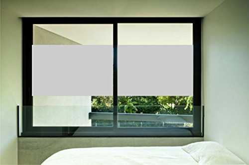 INDIGOS UG -Glasdekor / Fensterfolie / Dekorationsfolie satin – Viereck zum großflächigen Abkleben – 100×80 cm - 4