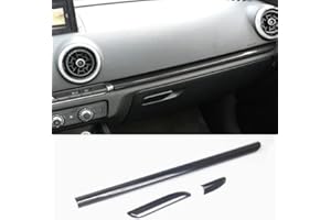 Ethmuntha Modanatura per console centrale interna LHD per Audi A3 8V 2014-2019, 3 pezzi