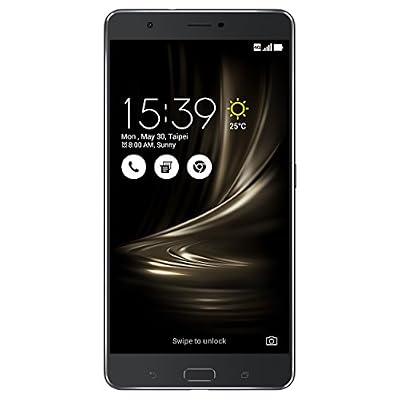Asus Zenfone 3 Ultra Smartphone portable débloqué 4G (Ecran: 6,8 pouces - 64 Go - Double SIM - Android 6.0 Marshmallow) Gris