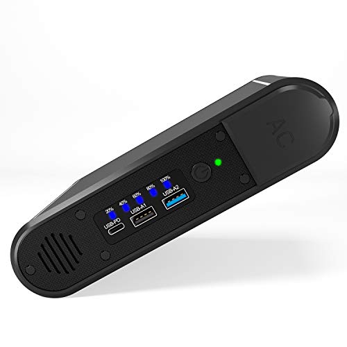 XINGDOZ Powerstation, 30000 mAh Powerbank Externer Akku 120W, Tragbar Ladegerät mit USB Anschluss, Universal Powerstation Reiseladegerät für MacBook, Laptops, Smartphone, Tablet, HP, Dell, Lenovo