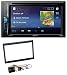 Produktbild caraudio24 Pioneer AVH-A100DVD AUX USB 2DIN MP3 DVD CD Autoradio für Citroen C3 C2 Berlingo Jumpy schwarz