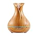 Produktbild Aroma Diffuser 400ml mit Ultraschall Zeitschaltuhr leise Öle Diffusor Holz Duft Luftbefeuchter Duftzerstäuber 7 Farben Farbwechsel LED geräuschlos für Schreibtisch Baby Kinderzimmer Schlafzimmer Raum Yoga Büro XL Groß elektrisch Verdampfer Vaporisator Aromatherapie 8 Stunden
