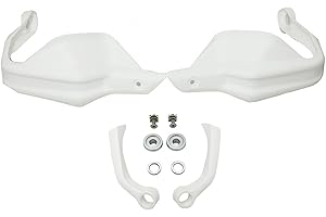 OFPURE Paramani Moto Per BMW R 1200 Per GS Per ADV R1200GS Per LC F800GS Per Adventure S1000XR R1250GS F750GS F850GS F 850 ​​Per GS 2023 Paramani Protezione Scudo Mano Manubrio Paramani ( Colore : Bianco )