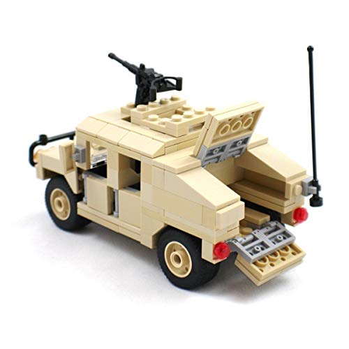 Modbrix 2347 ★ Humvee Kampffahrzeug inkl. Artilleriestellung mit 2 US Army Custom Soldaten ★ - 3