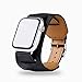 Produktbild Upxiang für Apple Watch Series 4/3/2/1 42/44mm Armband Mode Design Leder Wrist Band Strap Metall Schnalle Ersetze Uhrenarmband Sport Armbänder