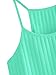 THE BLAZZE Women's Sleeveless Crop Tops Sexy Strappy Tees (M, Reliance Green)