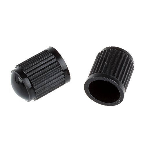 Ventilkappe – SODIAL (R) 20pcs Kunststoff Fahrrad Ventil Staubkappen Auto Van Motorrad Reifen Schlaeuche Schwarz - 2
