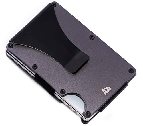 ANDVARI CLIP2 - Cartera para Hombre, Gris (Gris) - ANDVWALLET