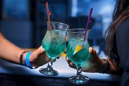 Hosaire Penis-Trinkhalme, Junggesellinnenabschied, 10 Stück, 4 Farben - 4