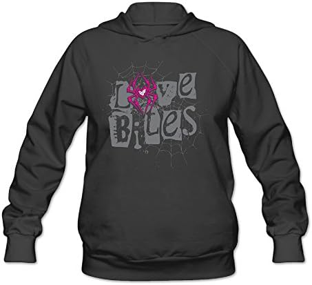 WWE Diva Aj Lee Women's Hooded Sweatshirt -  Black - 