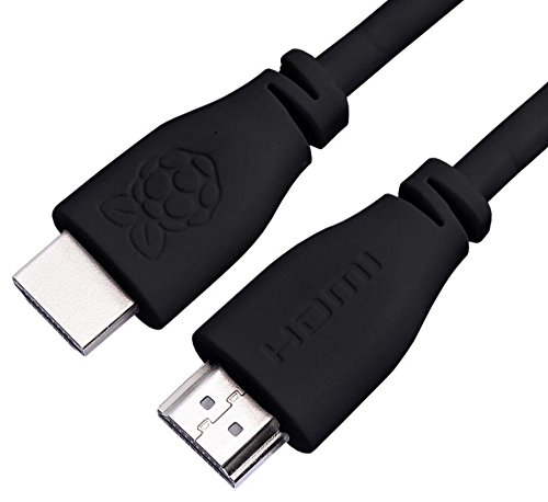 Raspberry Pi HDMI-Kabel, 1M, schwarz, Stück: 1