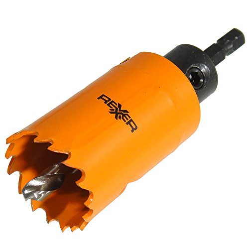 Ø 32 mm HSS BiM Lochsäge Bohrkrone mit Zentrierbohrer für Metall Holz Inox - 2