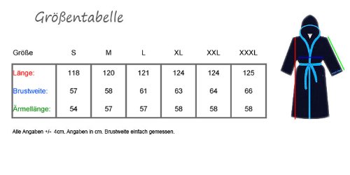 Chiemsee Bademantel dunkellila Gr. L - 3