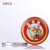  Vkospy 5 / 10pcs Bálsamo de Tigre Alivio del Dolor Ungüento de Masaje Rojo Blanco Muscle Rub Dolores
