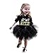 Produktbild Mädchen Kleid, OverDose Nette Kleinkind Kinder Baby Mädchen Brief Drucken Prinzessin Tutu Kleid Ballkleid Outfits Kleidung (18 Monate,Schwarz)