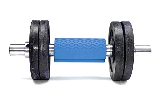 BYD Hantelgriffe Ø 5 cm Durchmesser [2 Stück] | xxl grip voluminizer | extreme Strength Unterarm Trainer | Gripz Hantelbar zum Fitness Training Bodybuilding | Ultimate Fat Bar Grip - 2