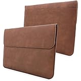 Snugg Surface Pro 1 &amp; 2 Case - Leather Sleeve with lifetime guarantee (Brown) for Microsoft Surface 1 &amp; 2, RT &amp; Pro