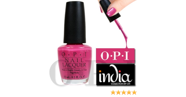 Opi Nails Im Indi A Mood For Love Pink Nail Lacquer Polish India Colour I41 Amazon Co Uk Beauty