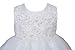 Cinda Girls Christening Gown with Bonnet and Cape White 18-24 Months