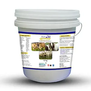 Sold by ANFOTAL NUTRITIONS VITAGIN Vitamins with Chelated Minerals for Cattle, Cows, Buffaloes, Goat & Sheep (10 Kg Pack of 1)