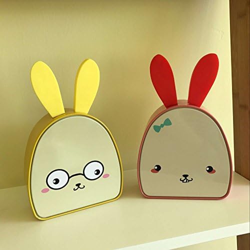 SZyrc-Cute little rabbit! Tinplate material plastic ear ear winding music box can also do storage box