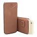 Produktbild iPhone 7 Plus Hülle, Snugg Apple iPhone 7 Plus Case Cover Brieftasche Tasche [Kartenfach] Schützende Leder Schutzhülle - Braun