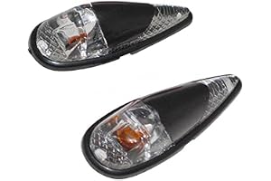 cyclingcolors 2 x blinkers kläde droppar svart orange päron motorcykel moped moped moped skoter