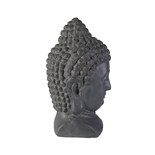 greemotion 124228 Buddha Dekokopf, 27 x 25 x 49 cm, schwarz - 4