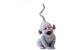 Yusat Halloween Scary Ghost Baby Doll Resin Statue Craft Halloween Haunted House Decoration