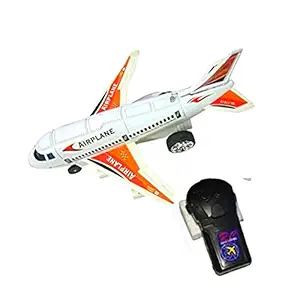 MITTRA Helicopter Remote Control with Light. Toy for Kids, Best Gift for Children, Pack of 1, Multicolour (Aeroplane)