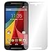 Produktbild Slabo 4 x Displayschutzfolie Motorola Moto G 2. Generation Displayschutz Schutzfolie Folie Crystal Clear unsichtbar MADE IN GERMANY