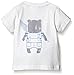 Kite Baby-Boys Travelling Bear Round Collar Short Sleeve T-Shirt, Off-White (Ecru), 3-6 Months