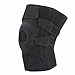 Produktbild Dynamische Knieschoner für Damen und Herren, Kompressionsfederunterstützung, Schutzausrüstung, offen, Basketball, Badminton, Laufen, Wandern, Leggings, Schwarz, 4 Federn + Anti-Rutsch-Streifen