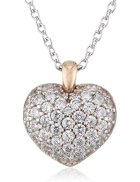 Esprit Jewels Damen-Halskette 925 Sterling Silber Shades of love glam rose app.42+3cm ESNL92846B420