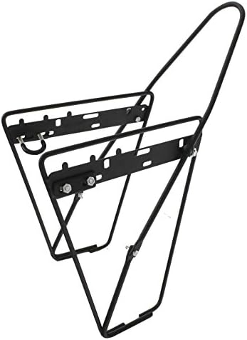 ridewill Bike Front Pannier Rack Lowrider Traveller F ALU BLACK (Rack)/Front Pannier Rack Low Rider Traveller F ALU BLACK (Bike Carrier Rack)