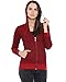 Campus Sutra Women Premium Maroon Zipper Hoodie RS.959.00