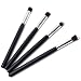 Produktbild JVJ 4 teilig Profi Make Up Pinsel Set Lidschattenpinsel Rougepinsel Stiftung Pinsel Puderpinsel Kosmetik, Salon, party schwarz E008