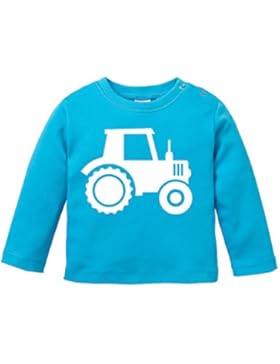 Traktor - Aufdruck für Landwirtschaft begeisterte Kinder - Bio Baby Longssleeve