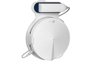AOKICASE Soporte de pared para TP-Link Deco M9 Plus Home WiFi System, sencillo y robusto soporte de pared para TP-Link Deco M9 Plus con gestión de cables, sin cables desordenados (azul)