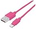 Produktbild Manhattan iLynk Lightning auf USB Kabel für iPad/iPhone/iPod ( A-Stecker / Lightning-Stecker ) 1 m pink 394222