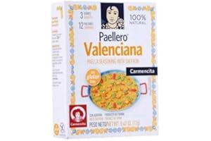 Carmencita Valencian Paella Condimento 3 Bustine 12g - Questo condimento alla Paella contiene una miscela segreta di spezie e zafferano
