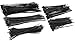 Produktbild FiveSeasonStuff® 500 Stück UV Schwarz Nylon Kabelbinder (UV-Stabilisiert für mithilfe Innen /Außen) 5 Verschiedene Größen | 3mm x 100mm | 3mm x 200mm | 4mm x 150mm | 4mm x 300mm | 5mm x 300mm