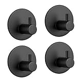 Fácil de instalar: mantiene la superficie plana de la pared, no requiere tornillos ni taladros, no daña la superficie de la pared, este gancho autoadhesivo es tan fácil de instalar, simplemente despega la capa protectora en la parte posterior y pégala en la posición deseada.