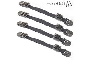 Hochleistungs Möbelgurte-Set zur Kippsicherung für Kinder (4 Stück) von Boxiki Kids. Einstellbare TV/Wand Verankerungen und Erdbeben-Kippsicherungsgurte für EIN sicheres Heim