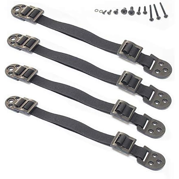 4 Ancoraggi Da Parete Regolabili Per Mobili - Antiribaltamento Per Sicurezza Bambini - Foto 9